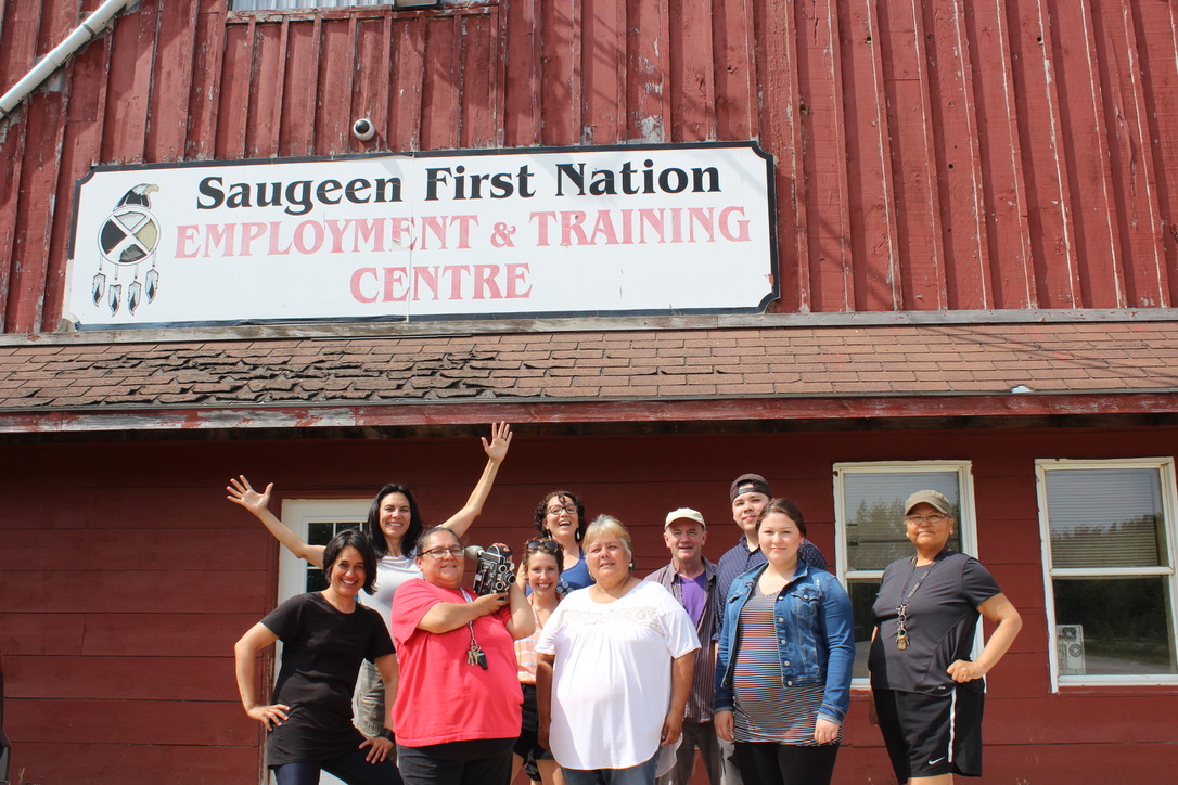 Saugeen Takes on Film Workshop participants