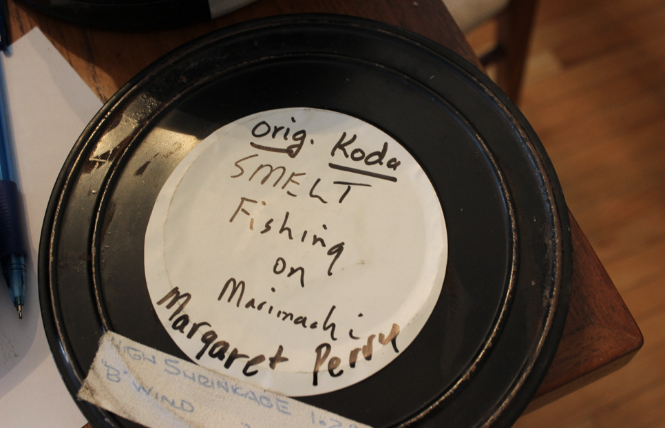 Smelt fishing film reel - Margaret Perry