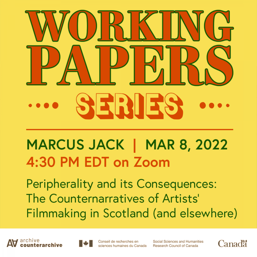 Poster Marcus Jack Working paper Series