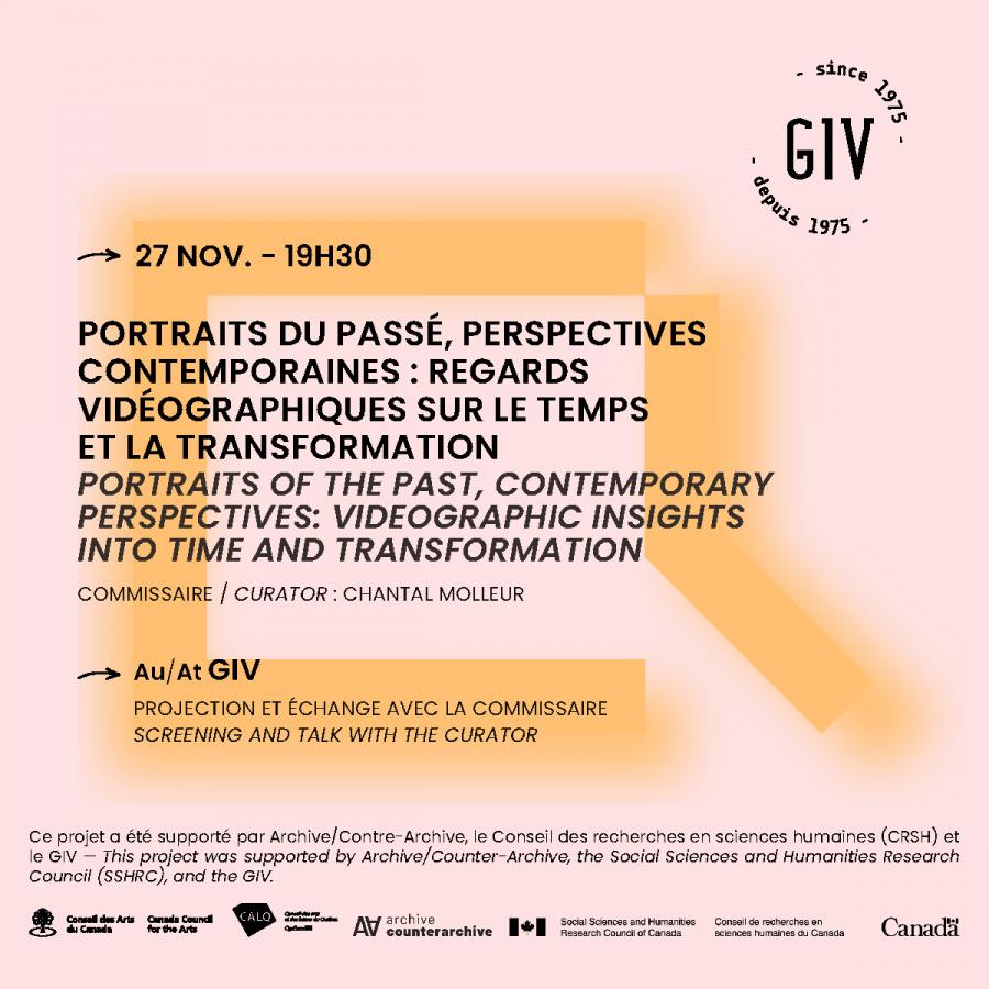Poster, Porttrait du passsé